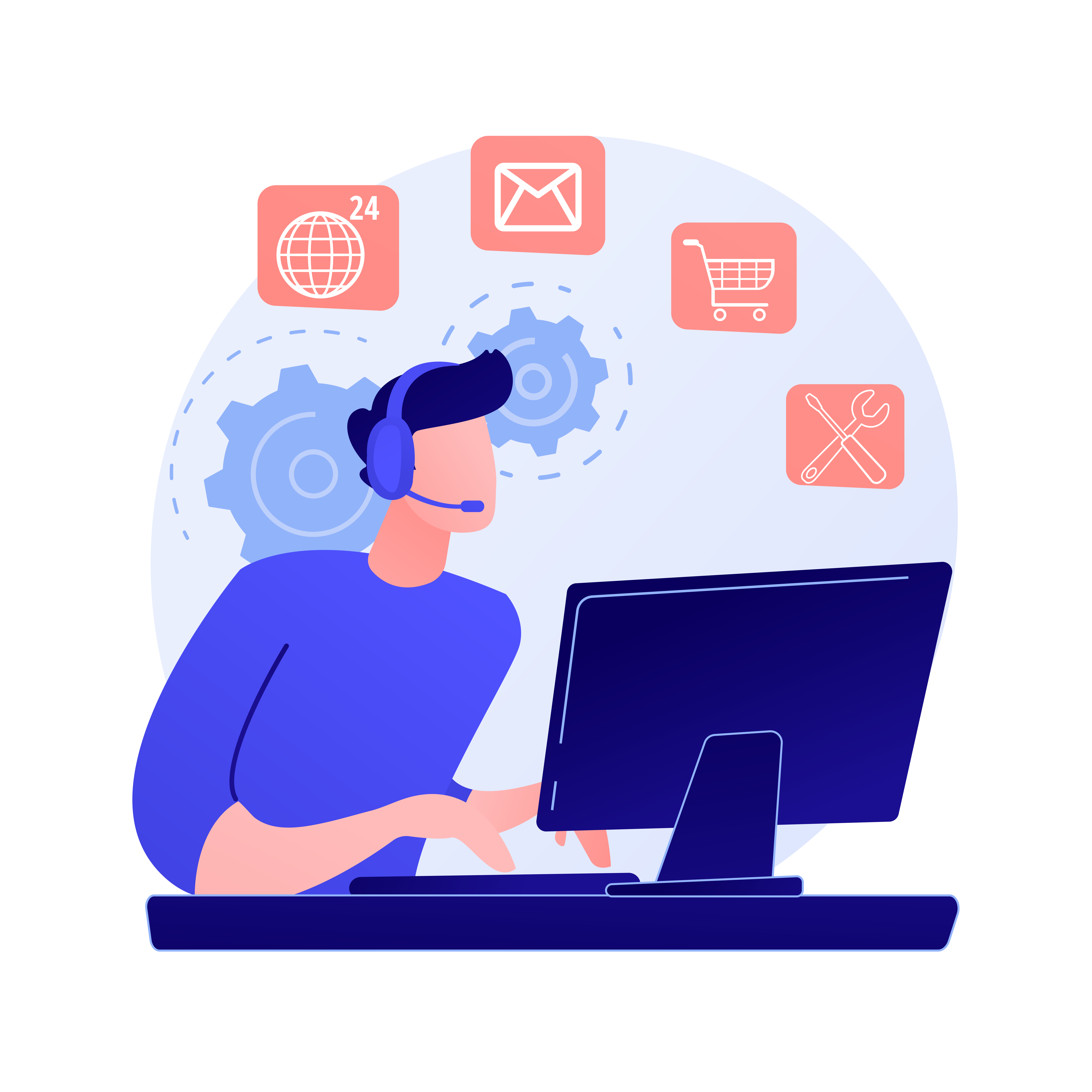 imagen principal de una persona trabajando con un ordenador